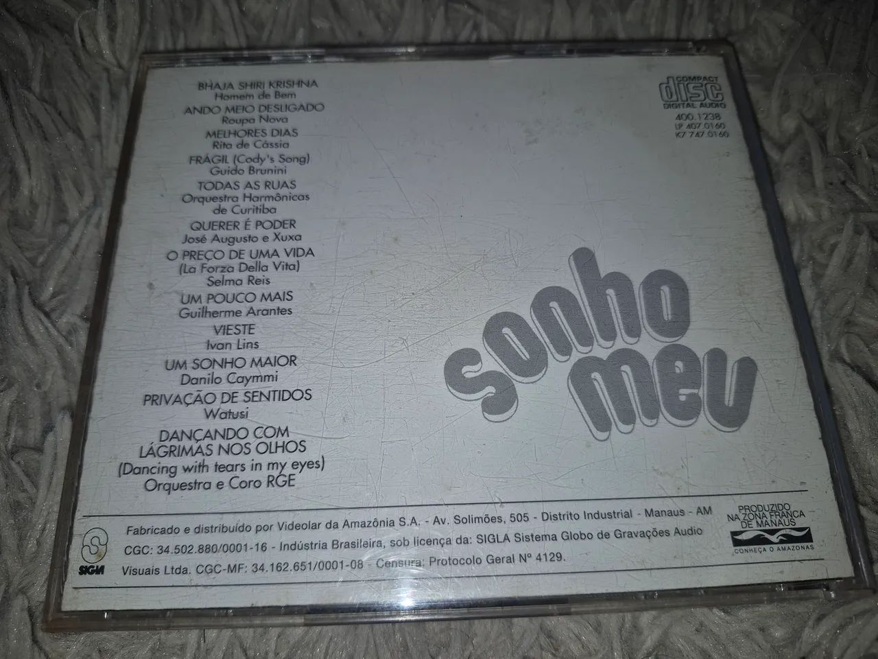 CD novela Sonho Meu (Xuxa) - Foto 2