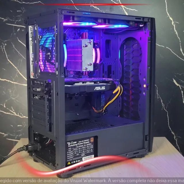Computador i5 10400, RX 580 8GB, 16GB RAM, SSD 240GB, HD 1TB, Gabinete Cougar - Foto 5