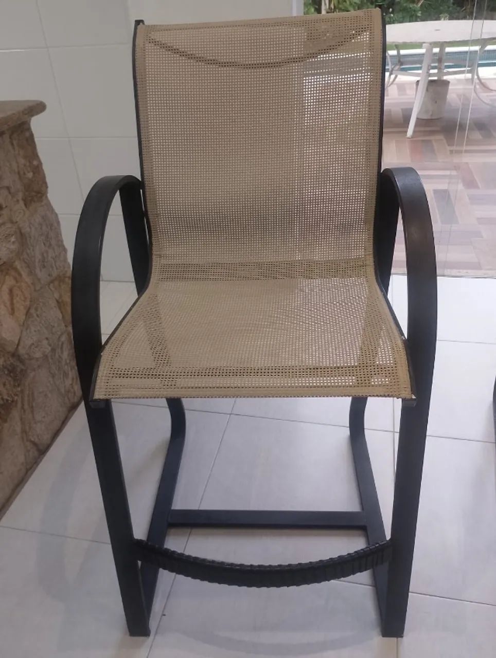 2 cadeiras para balcao material importado otima qualidade - Foto 3