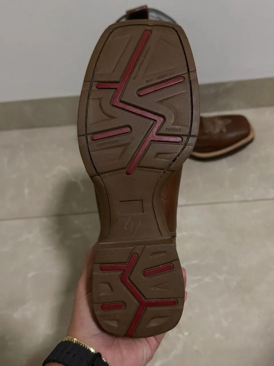 Bota Texana em couro - Foto 4