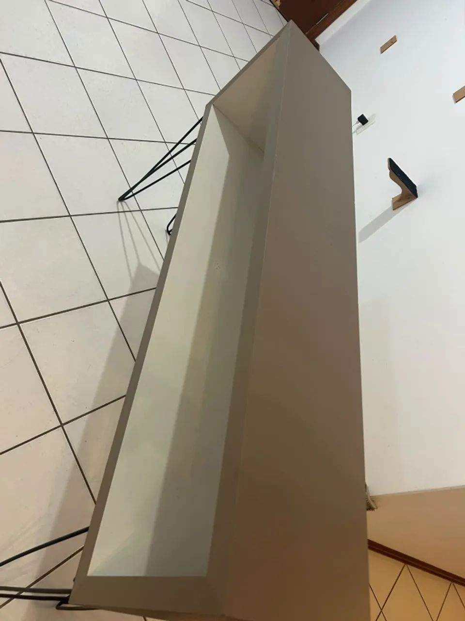 Rack para TV e Sala - Cor Off-white - Foto 4