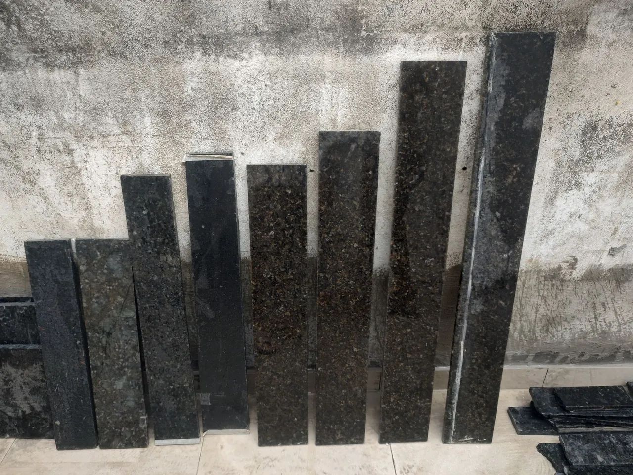 Soleiras e tampos de granito