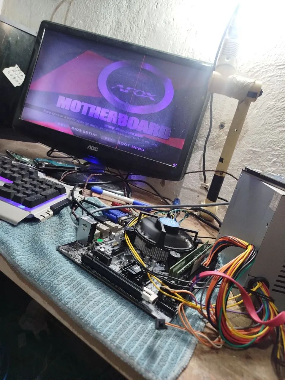 Vendo esse Kit Placa mãe 