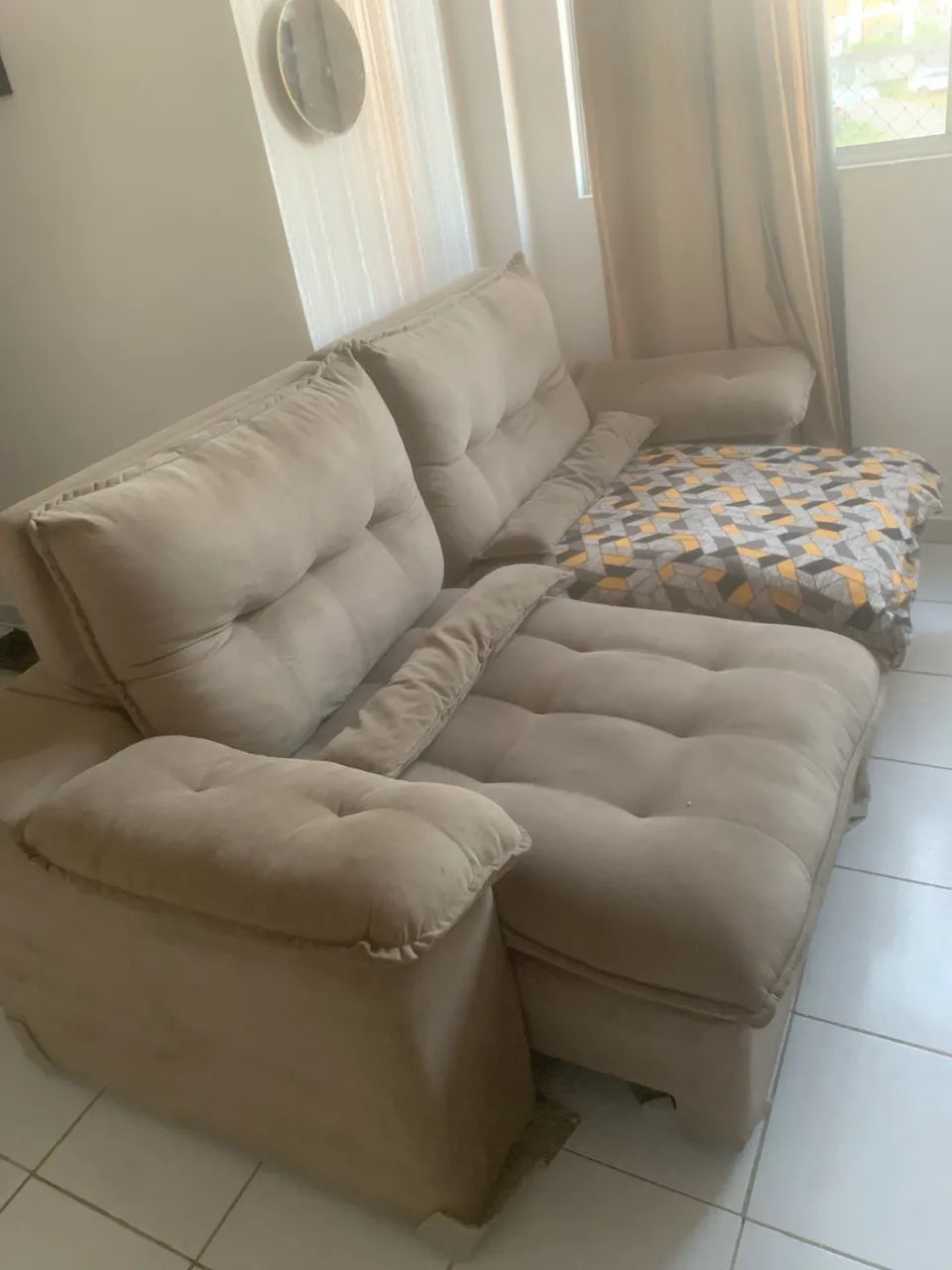 Sofá retrátil 3 lugares  - Foto 2