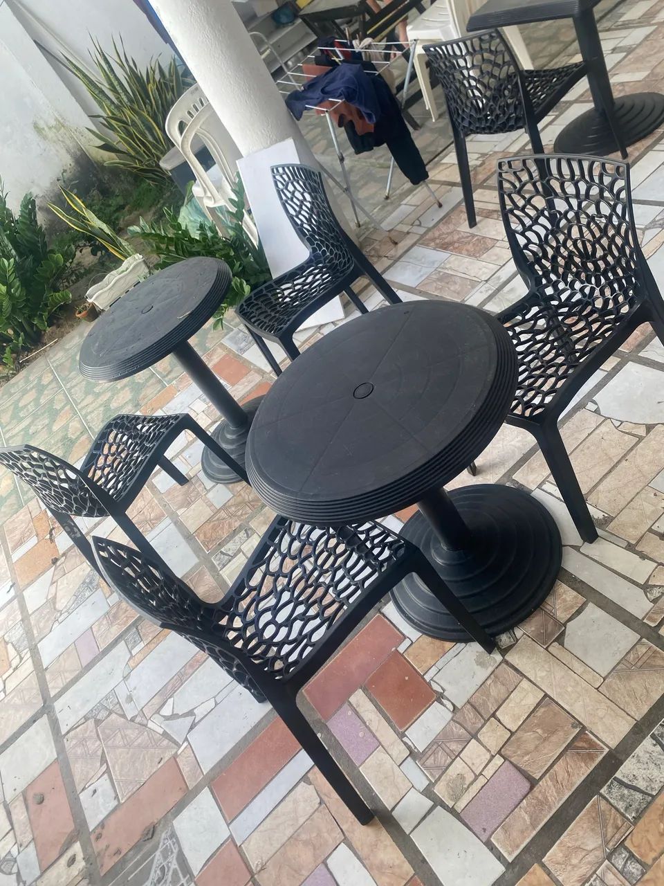 Mesa com cadeira 