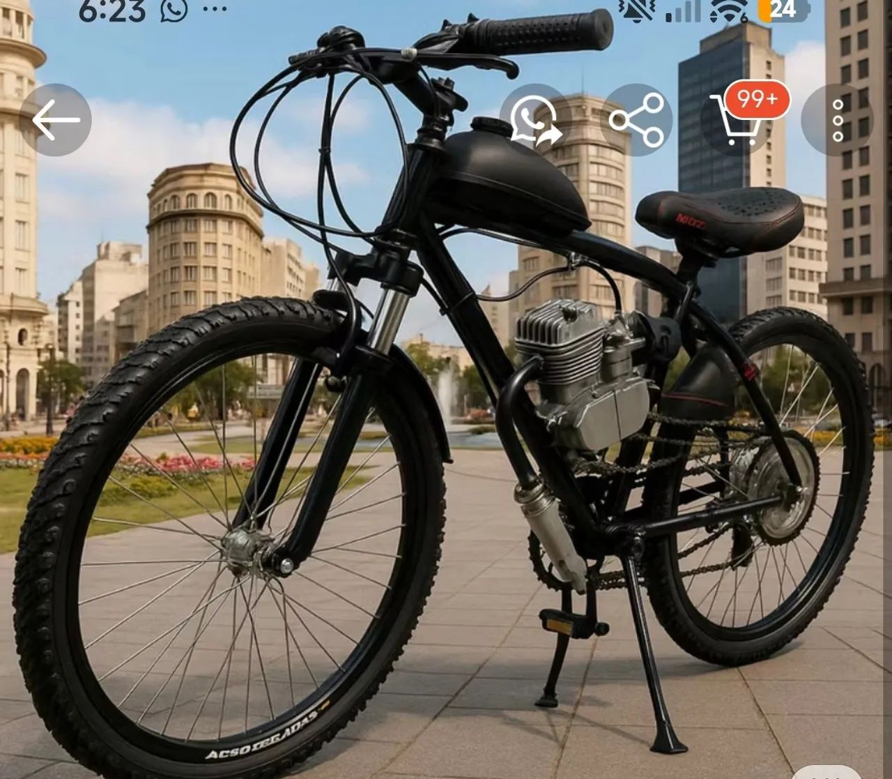 Bicicleta com motor
