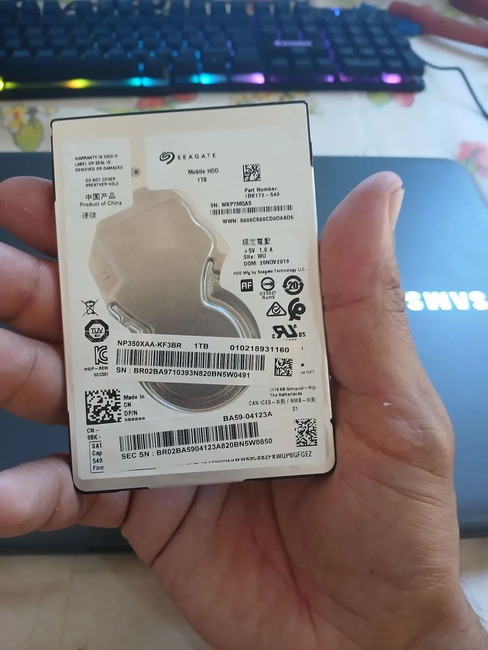 HD Notebook SEAGATE 1 TERA  - Foto 3