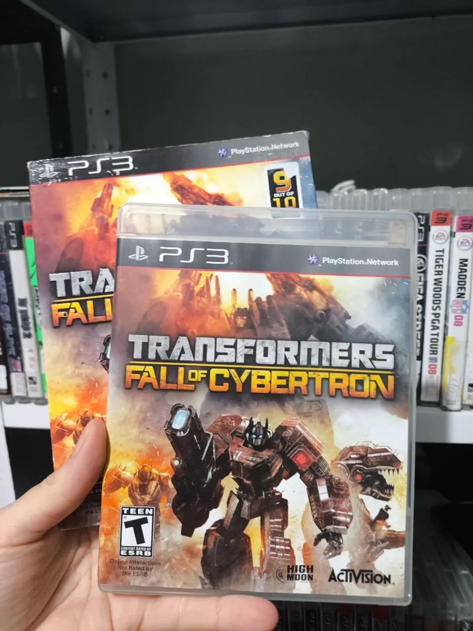 Transformers Fall of Cybertron PS3 com luva  - Foto 3