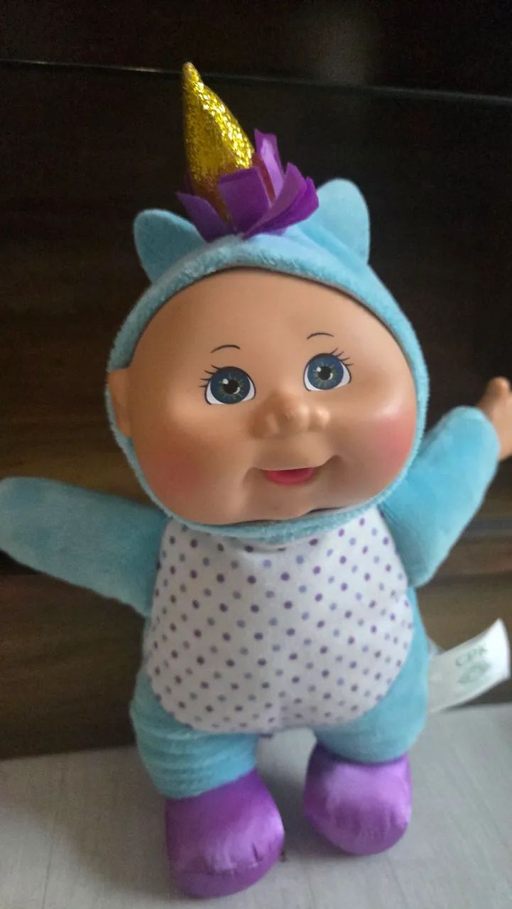 Boneca Cabbage Patch Kids CPK Unicórnio Original - Pelúcia Importada - Foto 4