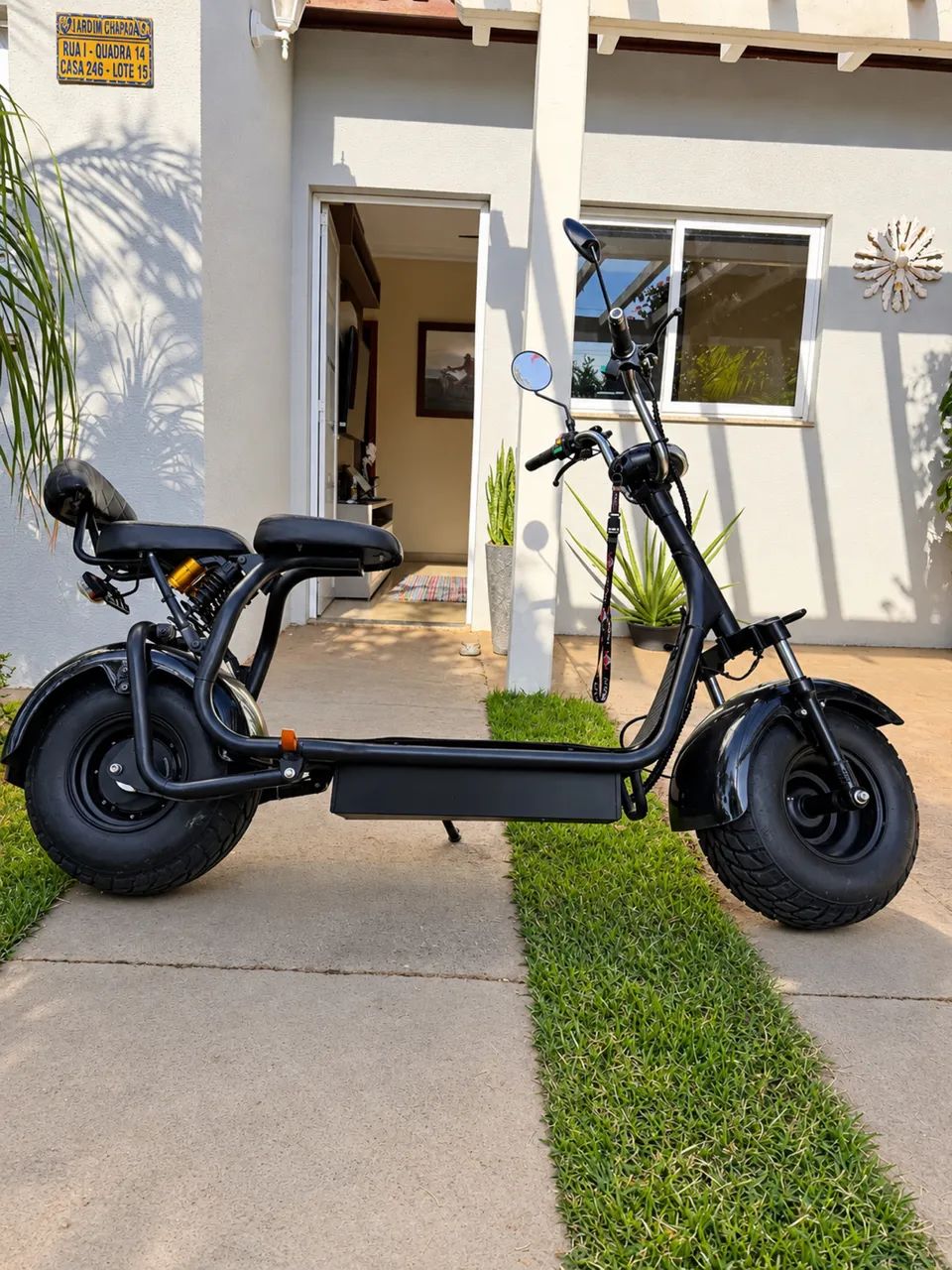 SCOOTER ELÉTRICA ESTILO CHOPPER  - Foto 4