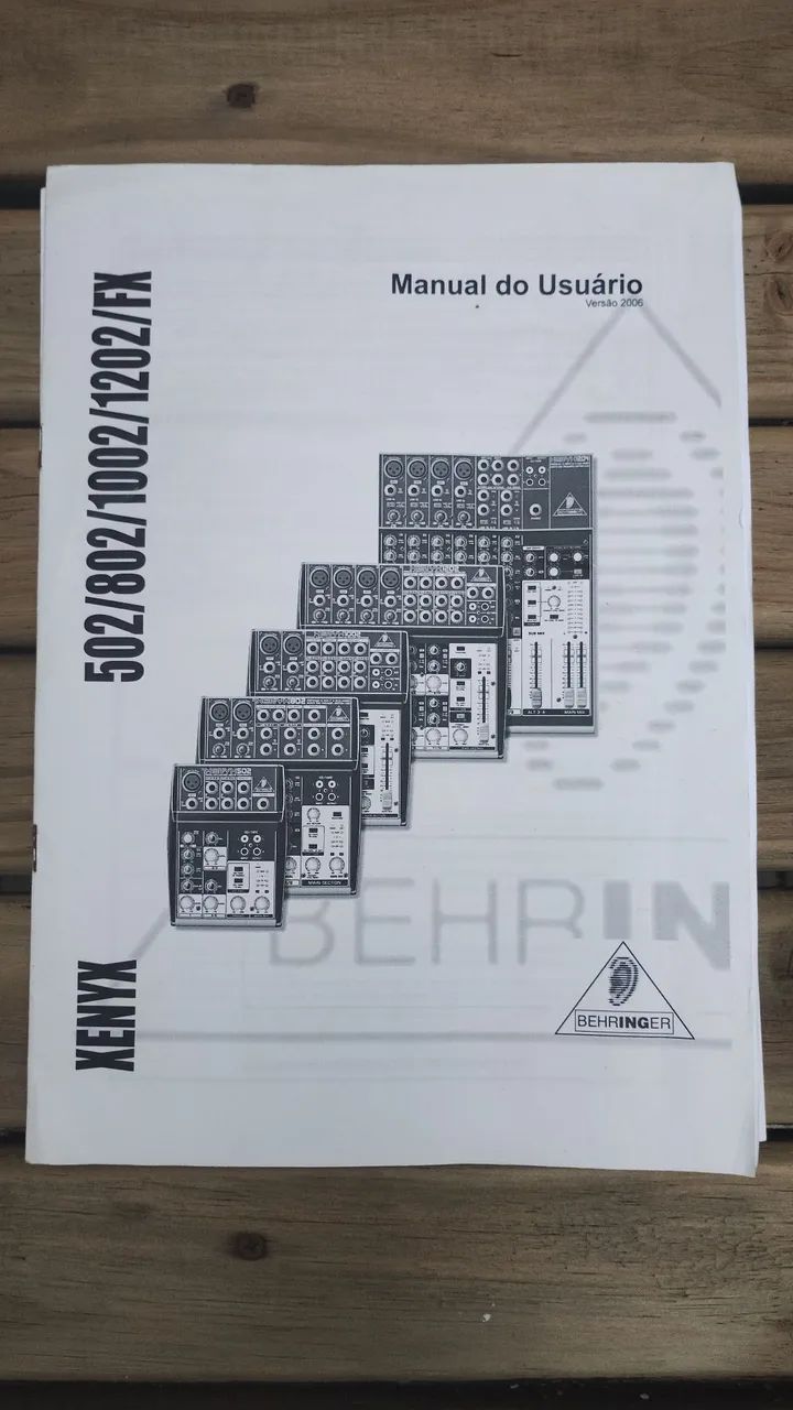 Mesa de Som Behringer Xenyx 1202FX - Excelente Estado - Foto 5