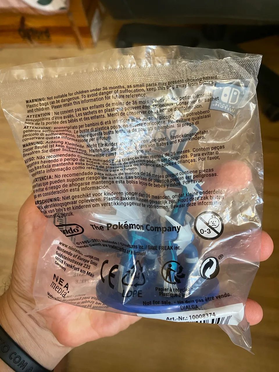 Figura Pokémon Dialga e Palkia - Pré-Order Switch Brilliant Diamond e Shining Pearl - Foto 3