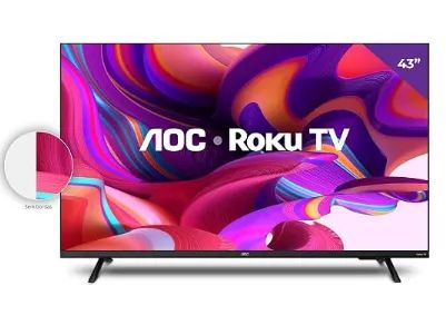 Smart TV LED 43" AOC Full HD/ Monitor - Foto 2