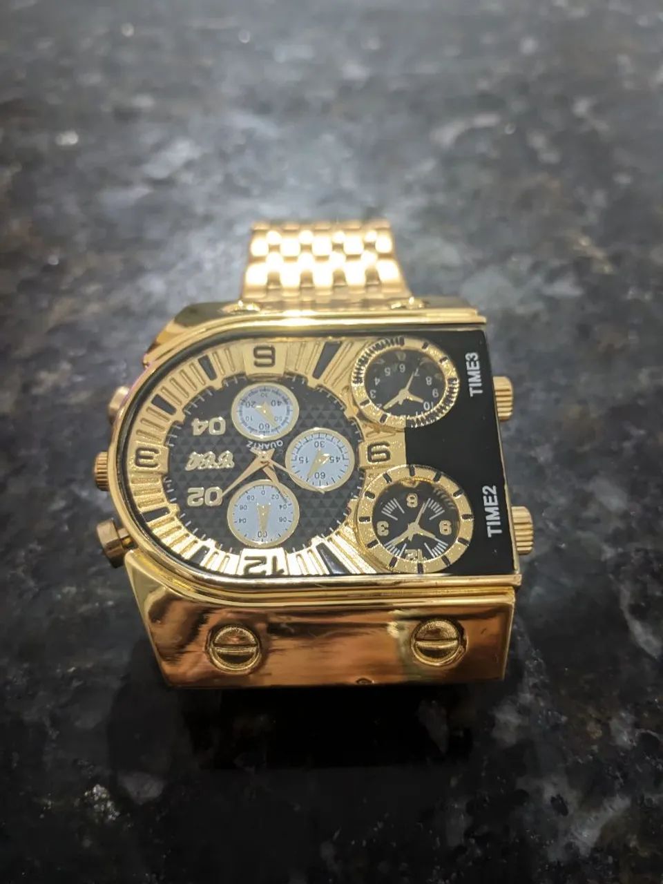 ? RELÓGIO OUSADO GOLD ?MULTIFUNÇÃO E DESIGN IMPONENTE ? - Foto 5