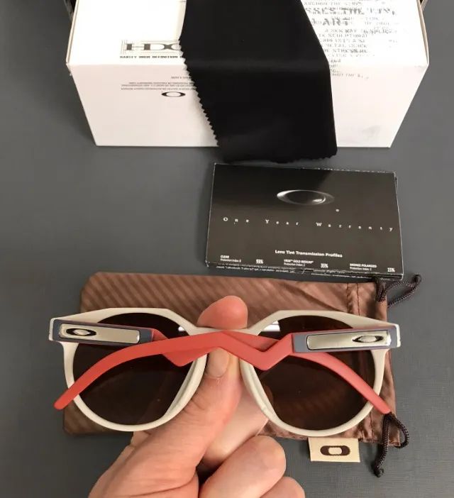 óculos de sol oakley hstn tungsten - Foto 5