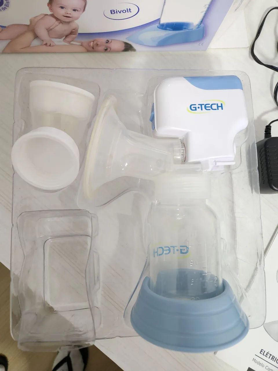Extratora Bomba Elétrica Leite Materno G-Tech Compact bivolt - Foto 3