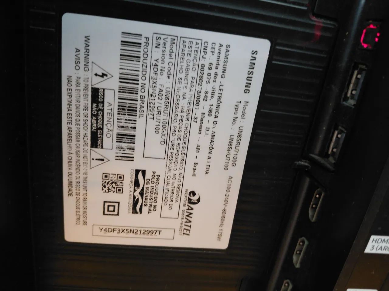 Tv Samsung 65 polegadas  - Foto 3