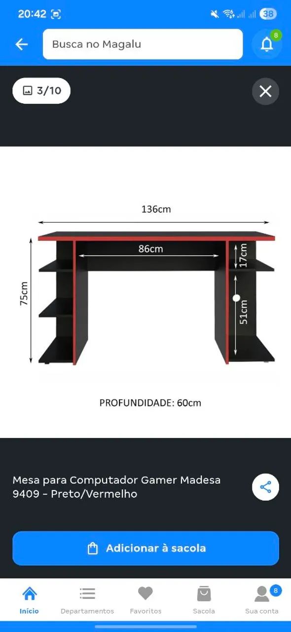 Mesa Gamer  - Foto 2