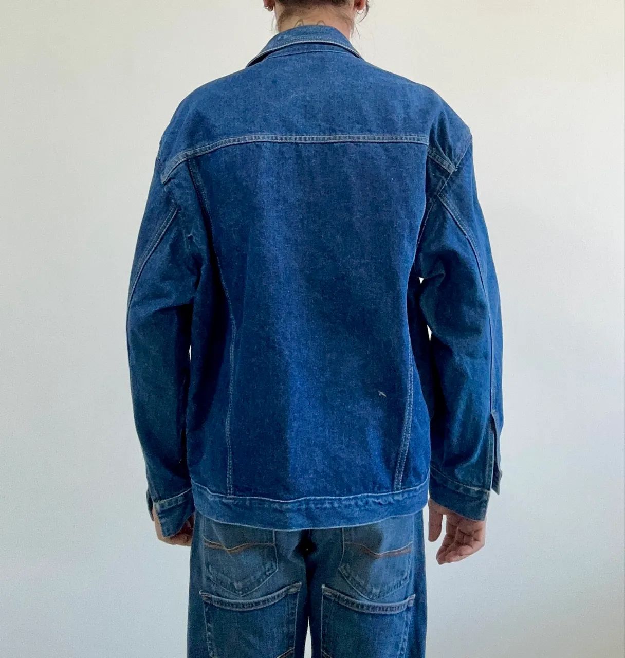 Jaqueta jeans oversized vintage  - Foto 2