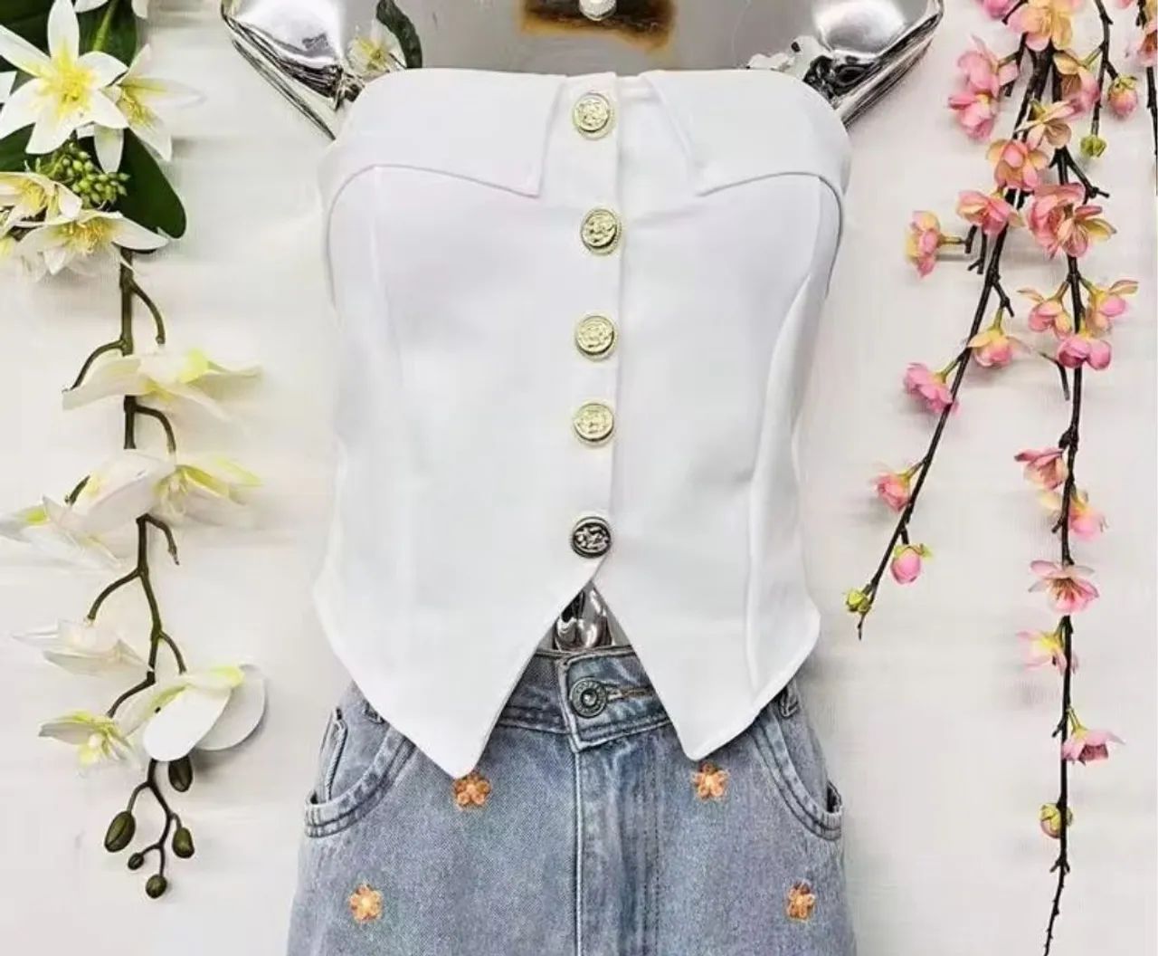 Cropped tomara que caia - Foto 2