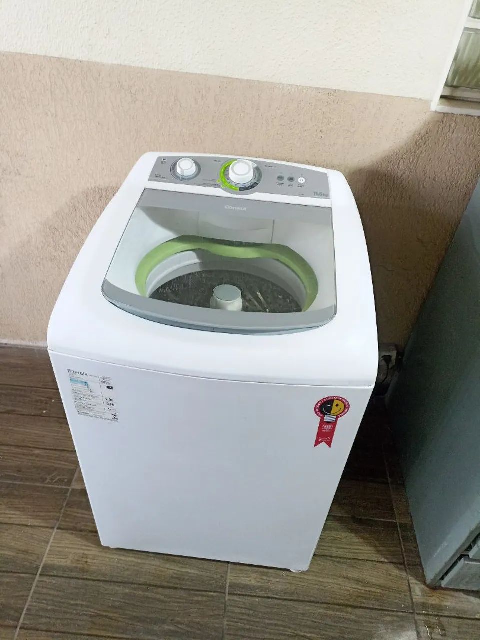 Máquina de lavar 11,5kg com cesto em INOX super conservada e silenciosa (ENTREGO E PASSO ) - Foto 2