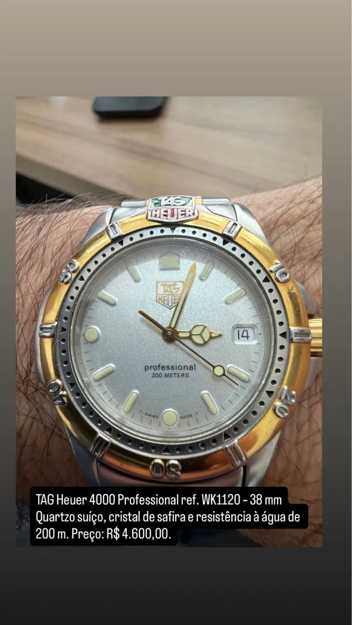 Tag heuer professional 200mts - Acessórios - Jardim Pagliato