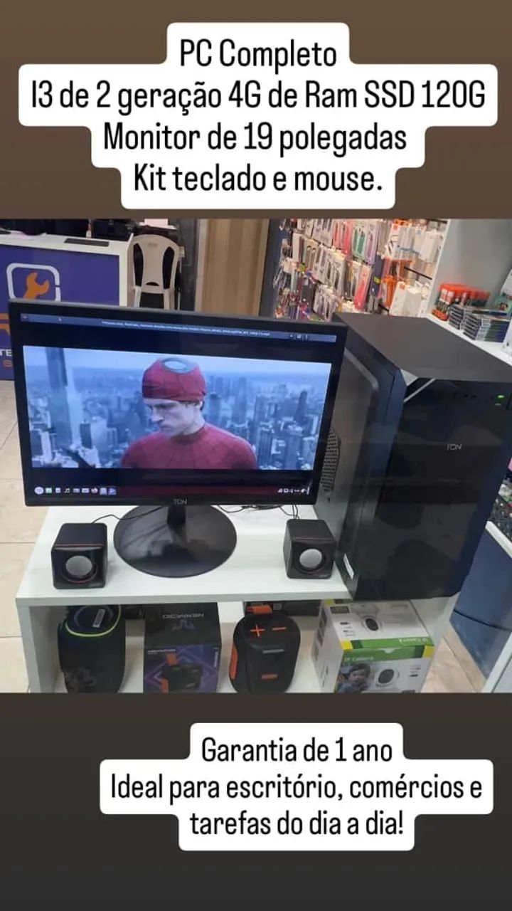 Intel Core i3 2ª Geração + 4GB de RAM + SSD 120GB ?
