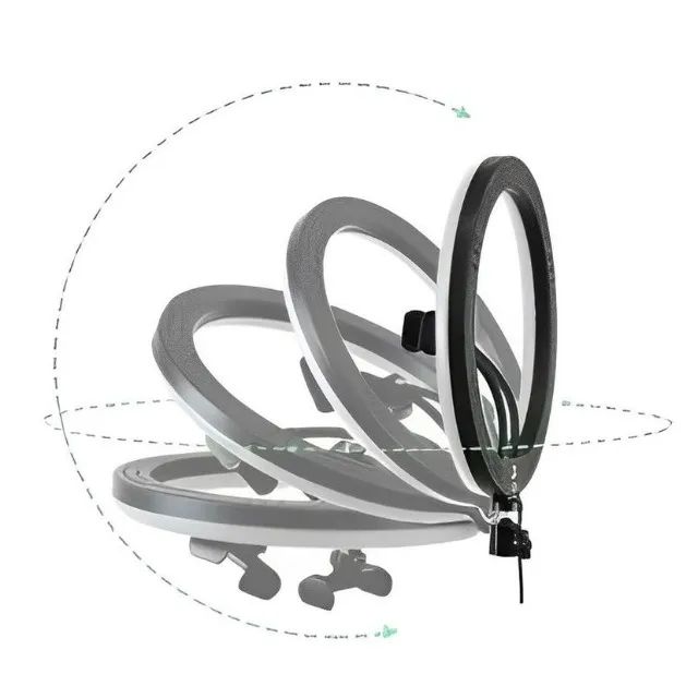  *kit completo ring light profissional 12 polegadas- 30cm c/ tripé 2,10m  - Foto 3