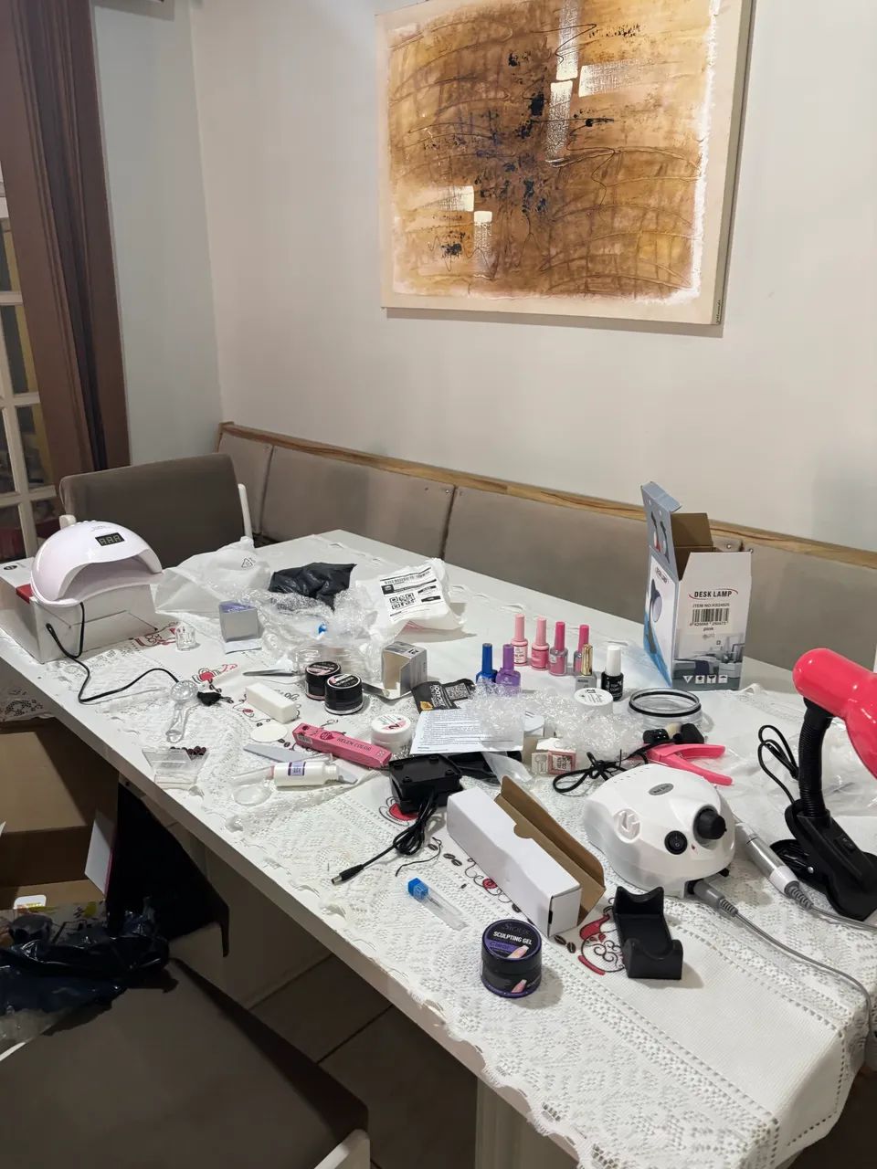 KIT unha gel completo 