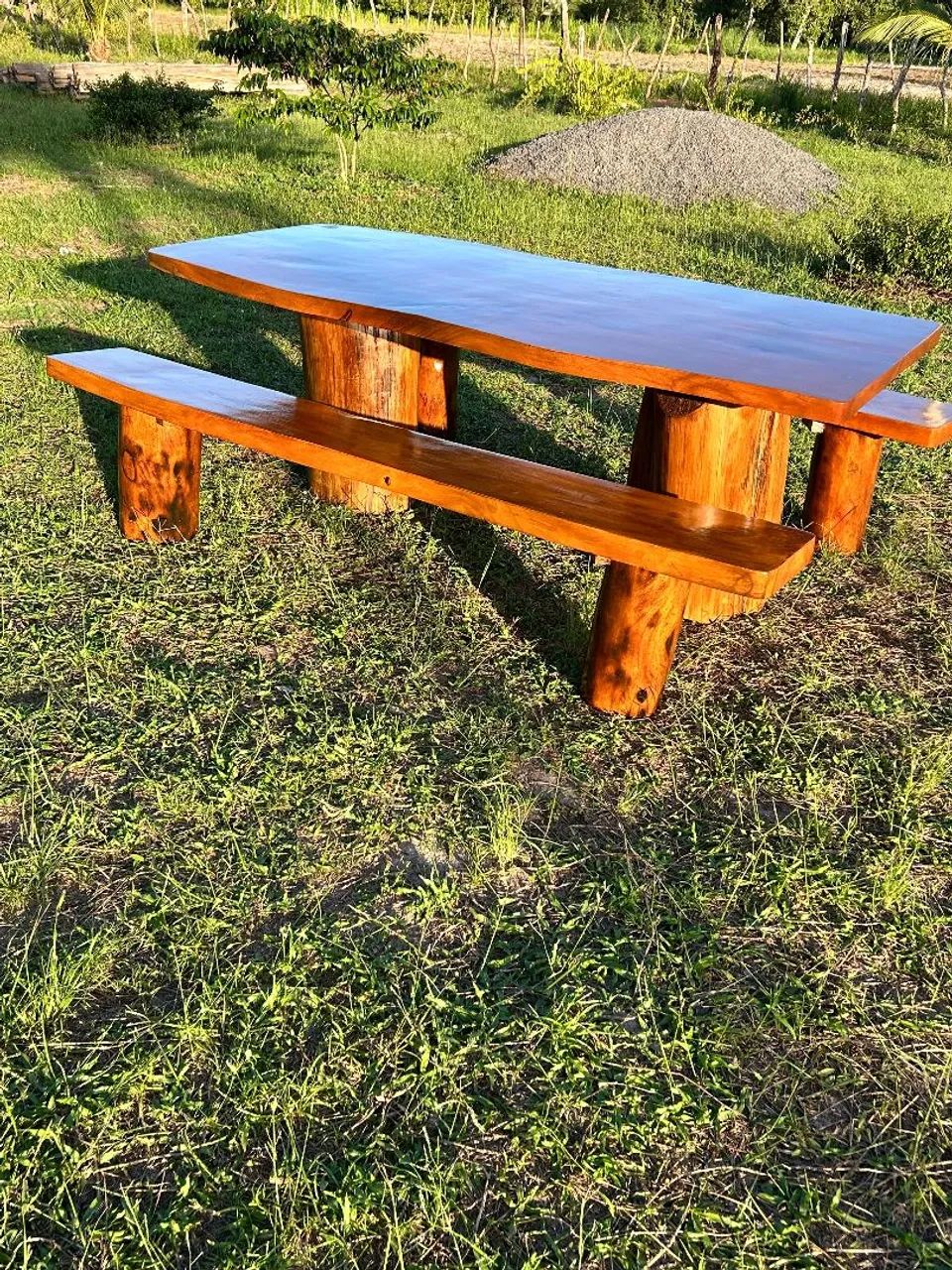 Mesa de Madeira de Jaqueira  - Foto 5
