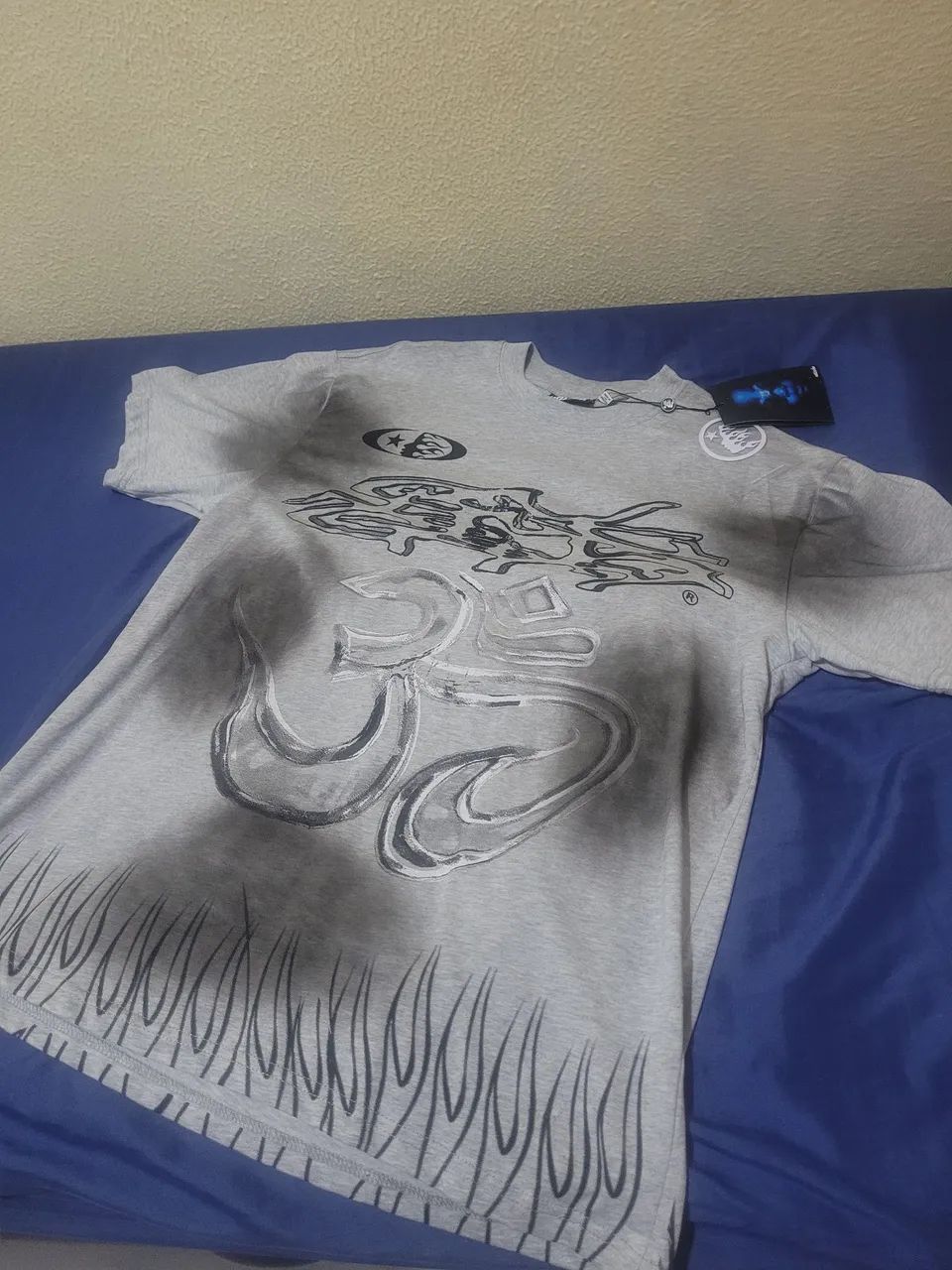 Camisa Hellstar Cinza Jersey - Foto 2