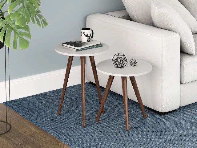 Conjunto com 2 Mesas de Apoio RT 3152