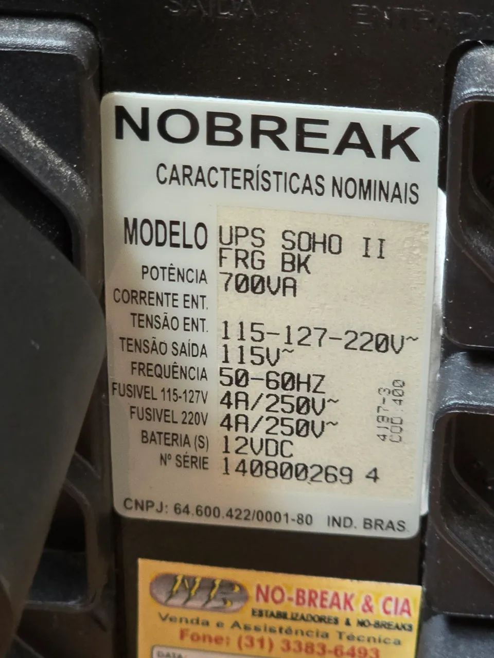 Nobreak TS SHARA UPS SOHO II - 700VA - Foto 4
