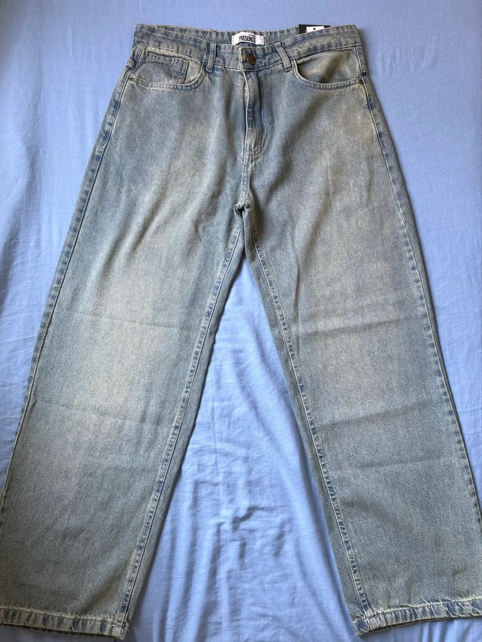 Calça Jeans Reta Presence Dirty Basic tamanho 40 nova com etiqueta - Foto 4