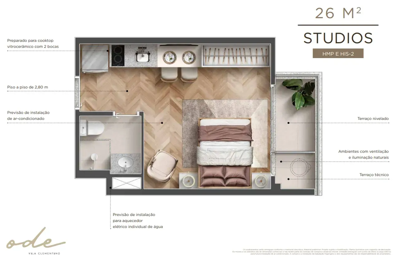 PLANTA 26m²