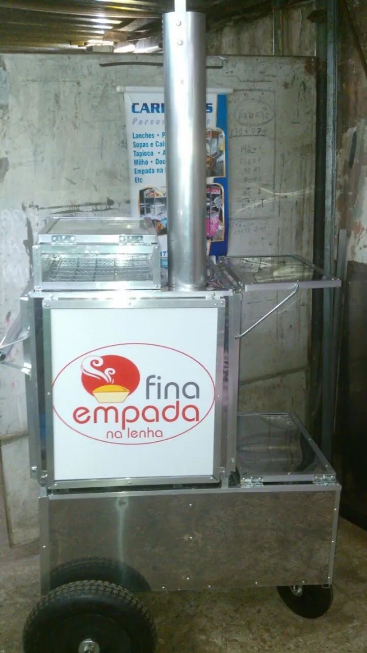 carrinho de empadas a lenha - Foto 2