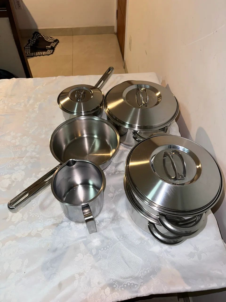 Jogo de panela Tramontina Solar Inox 6pçs - Foto 4
