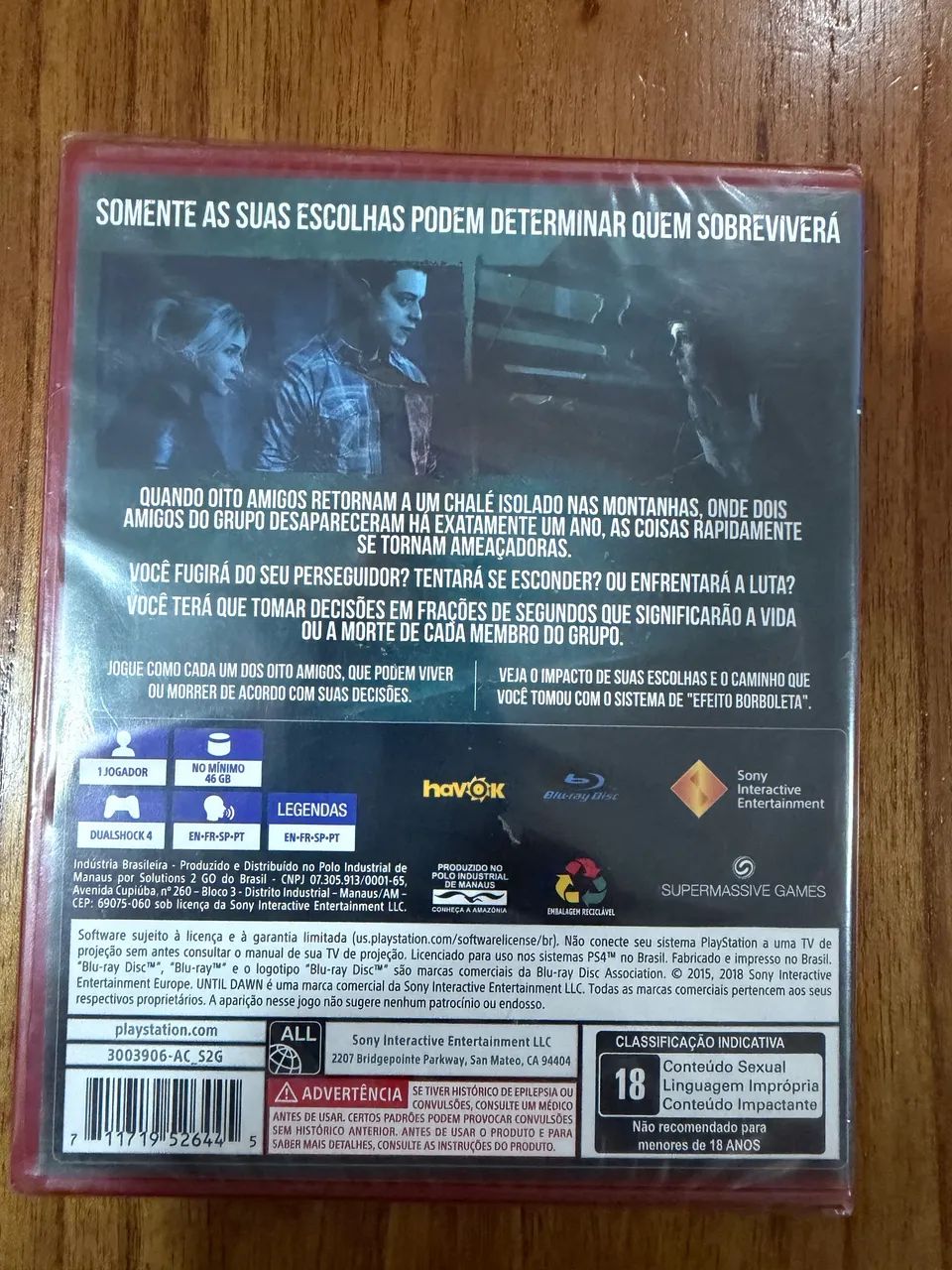 Until Dawn Ps4 - Lacrado - Foto 2