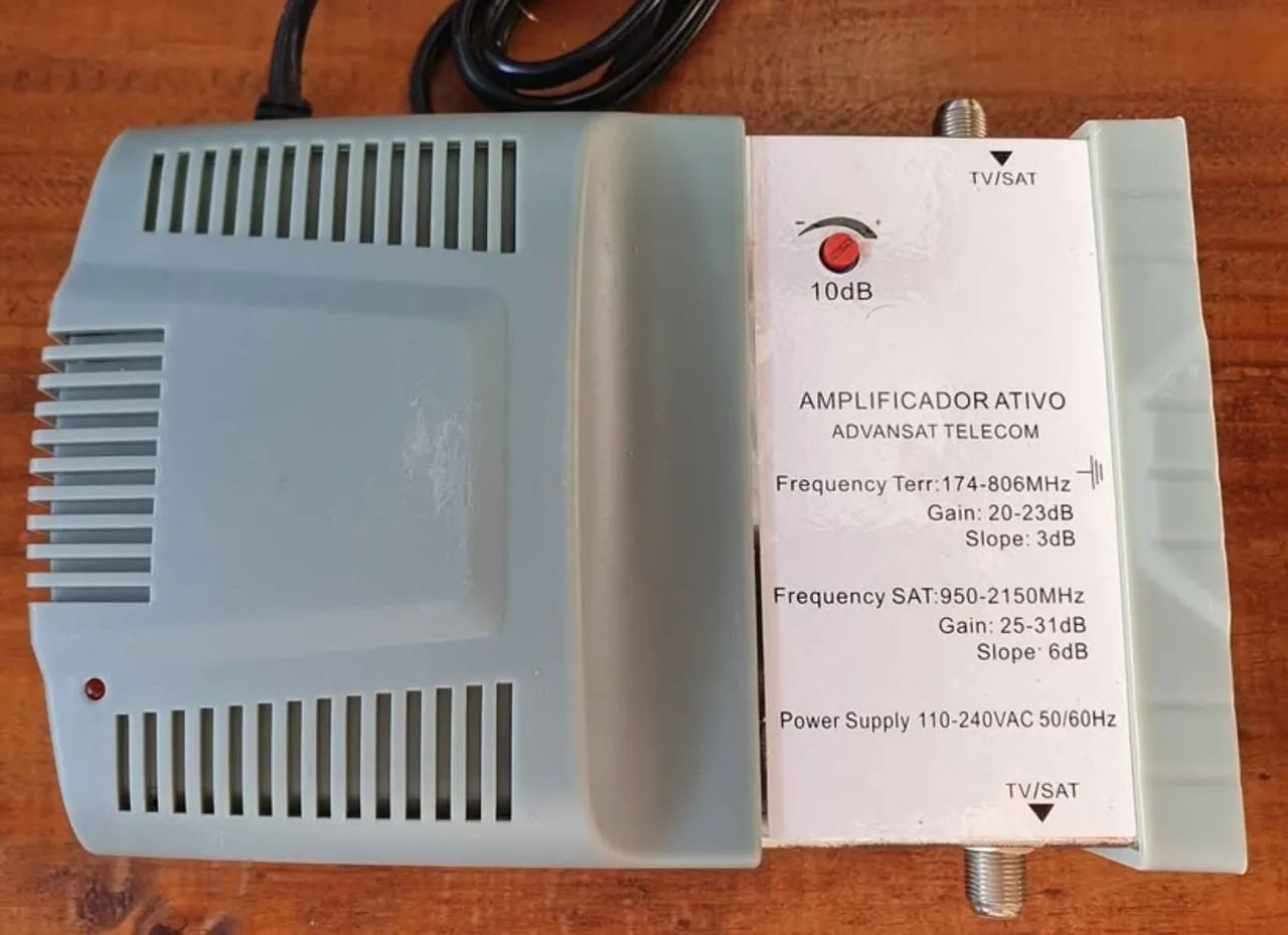 Amplificador de sinal de tv Ativo<br>ADVANSAT TELECOM - Foto 2