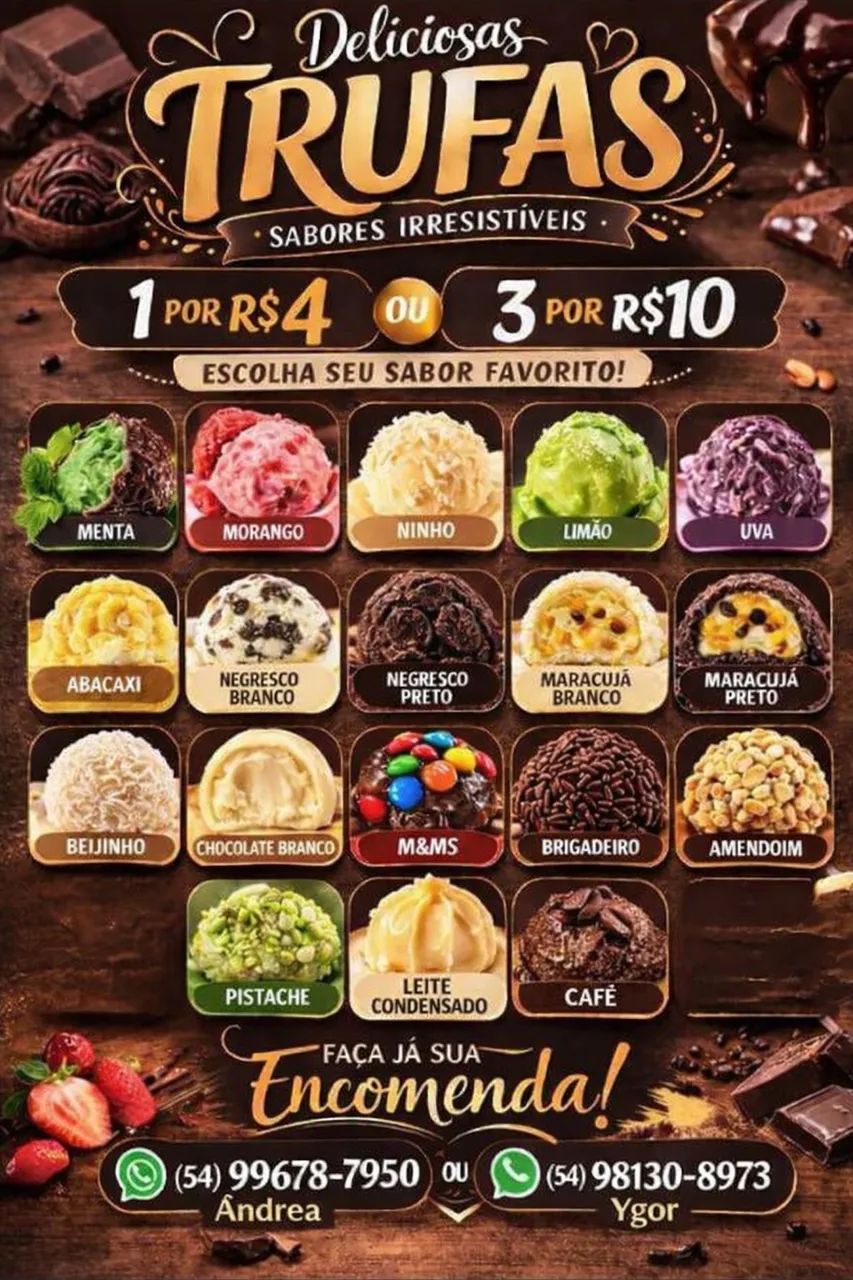 Vende-se cestas de trufas paga a Páscoa 