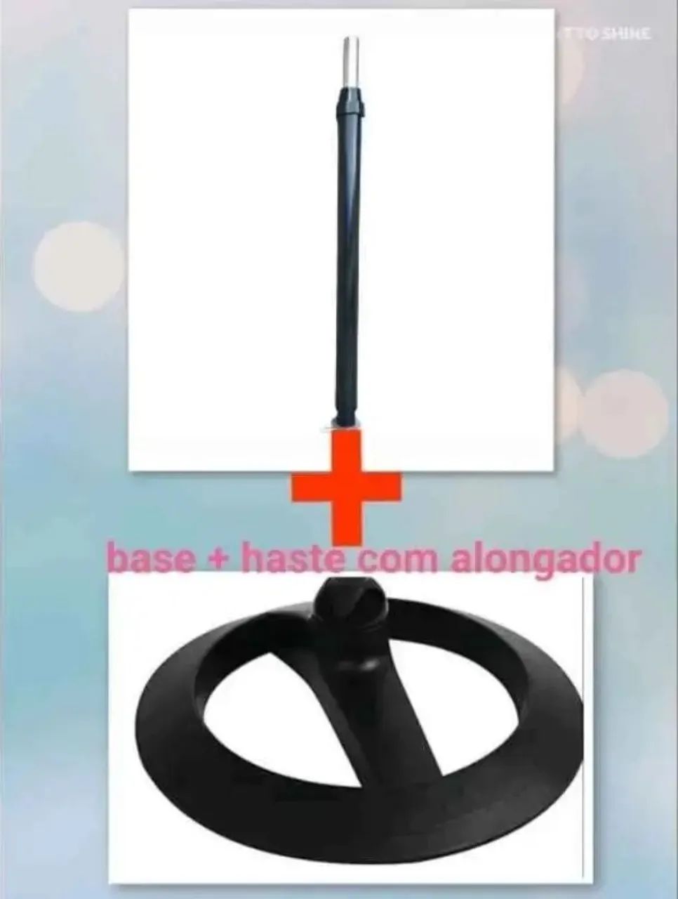 Base e coluna de ventilador