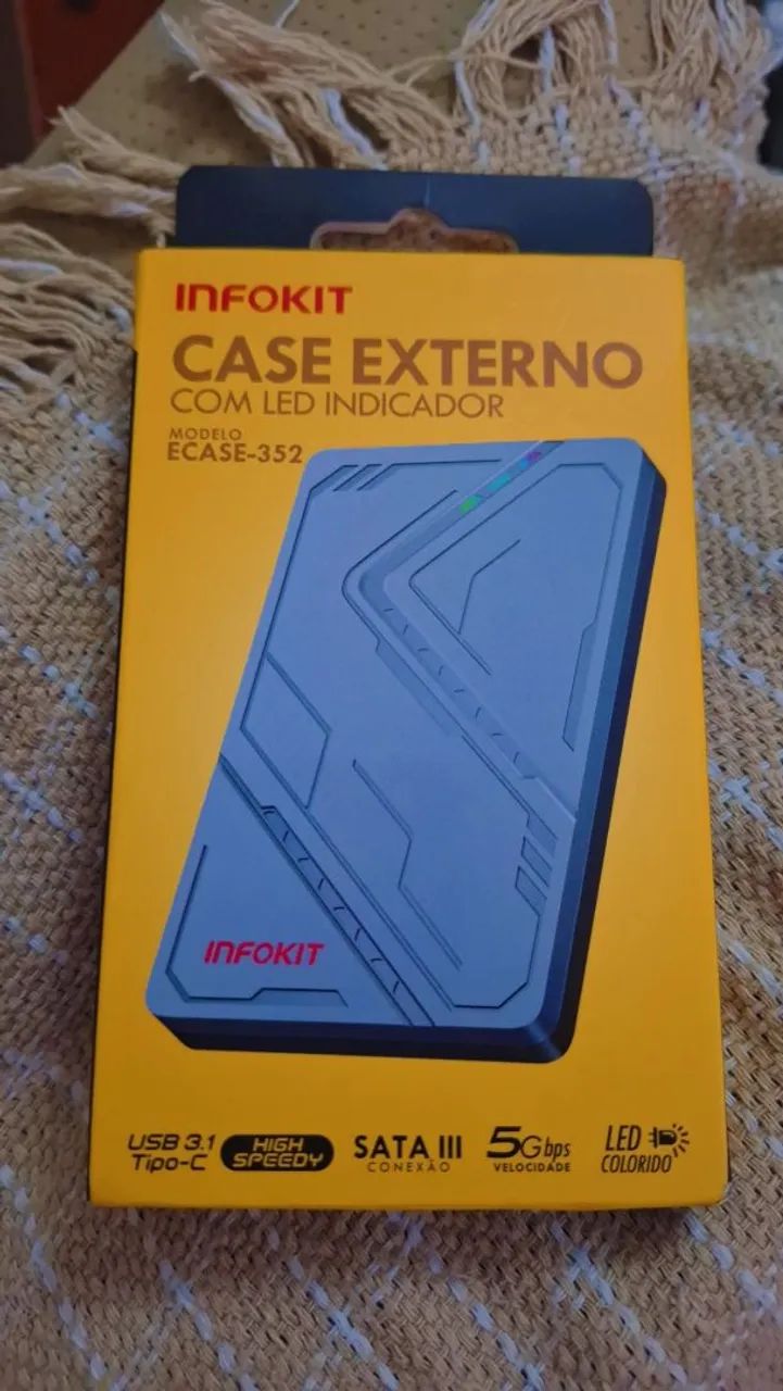 Case externo hd ssd 