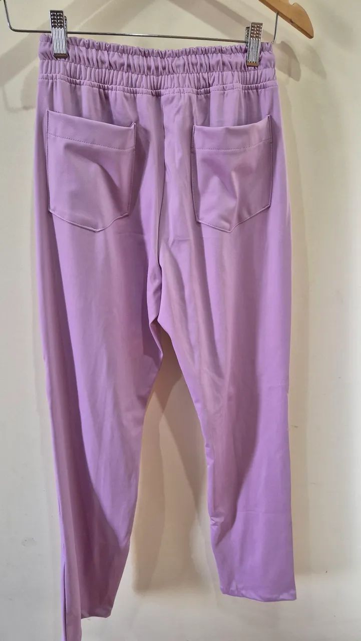 Calça (Scrub) Dra. Charm Rosa (P) - Foto 4