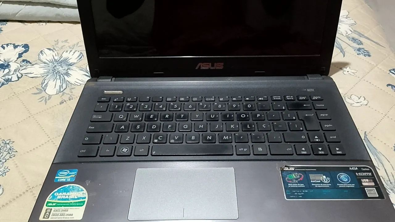Notebook retirada de peça  R$250