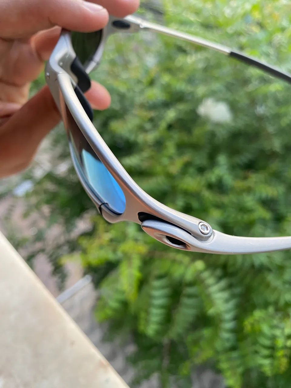 Juliet Plasma - Azul - Oakley óculos de sol  - Foto 4