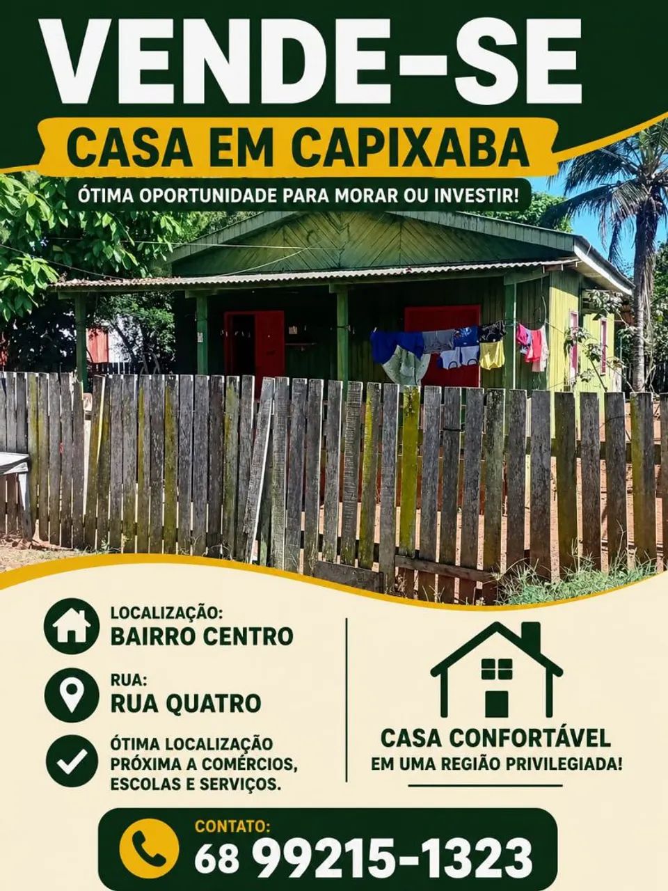 Casa disponível a venda