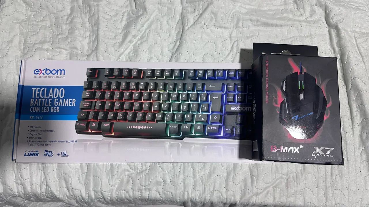 Combo mobilador:  mouse e teclado!! - Foto 2