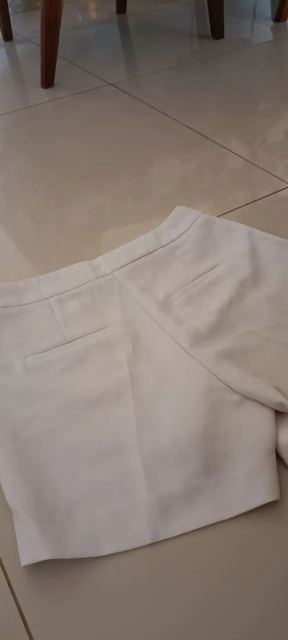 Short feminino branco  - Foto 2