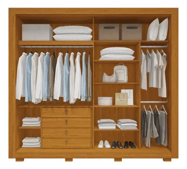 Guarda Roupas 100% MDF Loren  - Foto 5