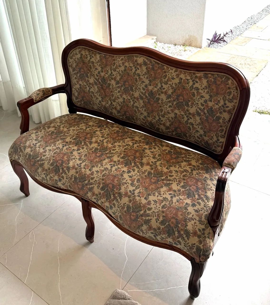 Sofá Namoradeira estilo Luís XV - Foto 3